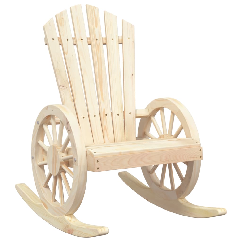 vidaXL Schommelstoelen 2 st Adirondack massief vurenhout