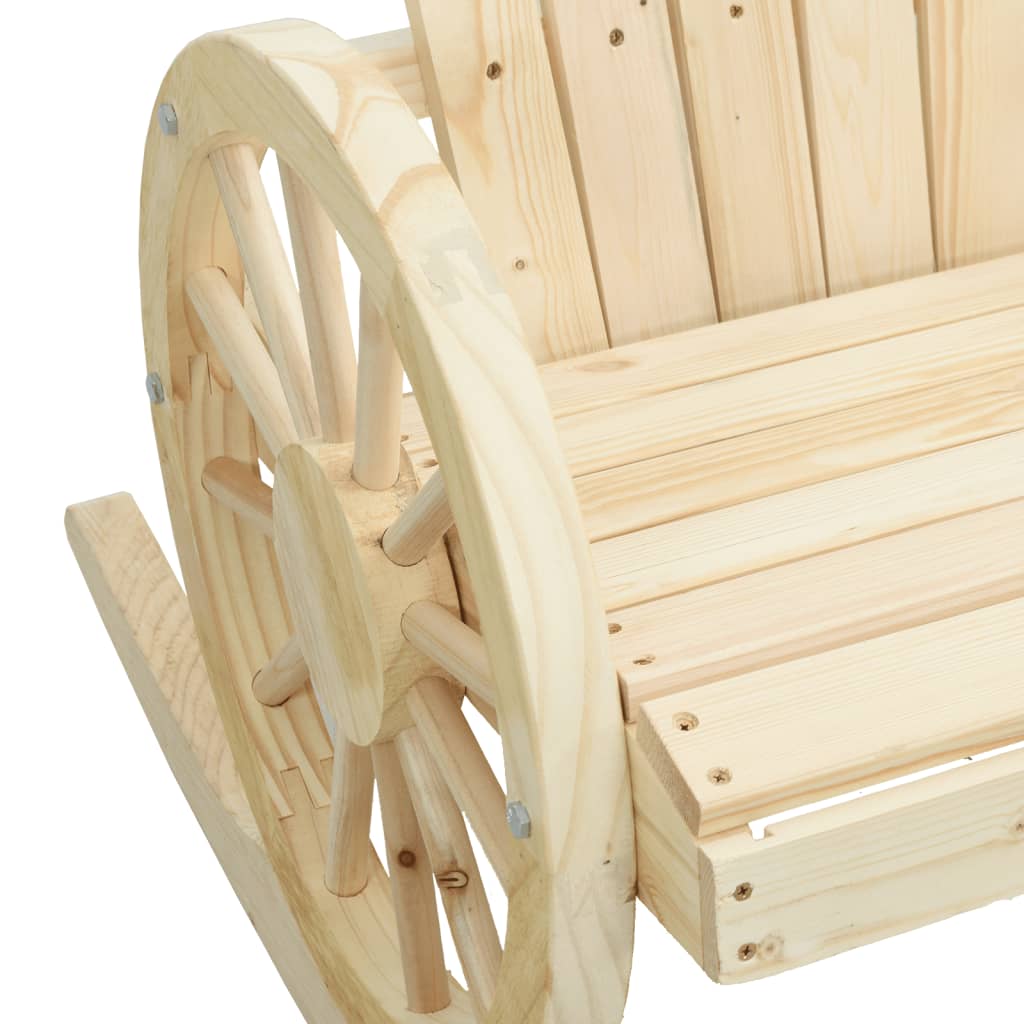 vidaXL Schommelstoelen 2 st Adirondack massief vurenhout