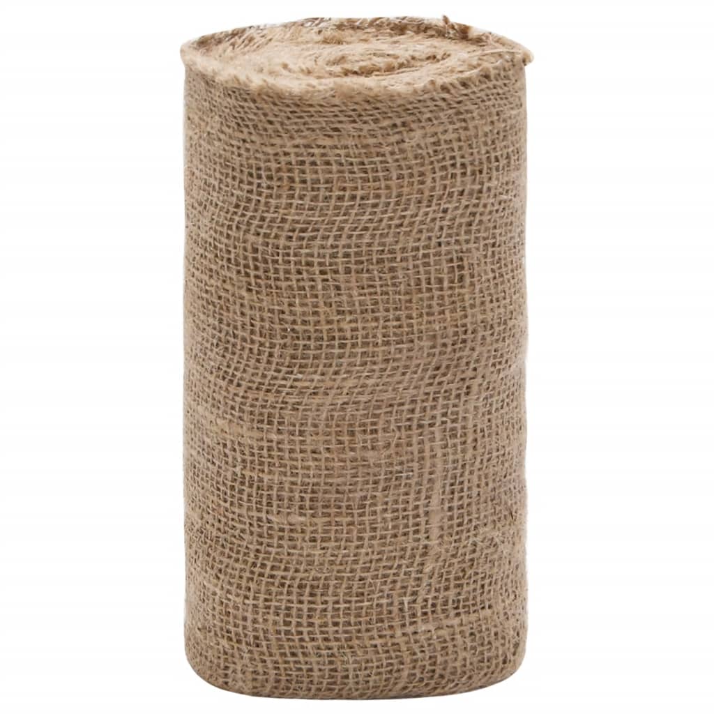 vidaXL Jute roll 200 g/m² 0.25x5 m 100% jute