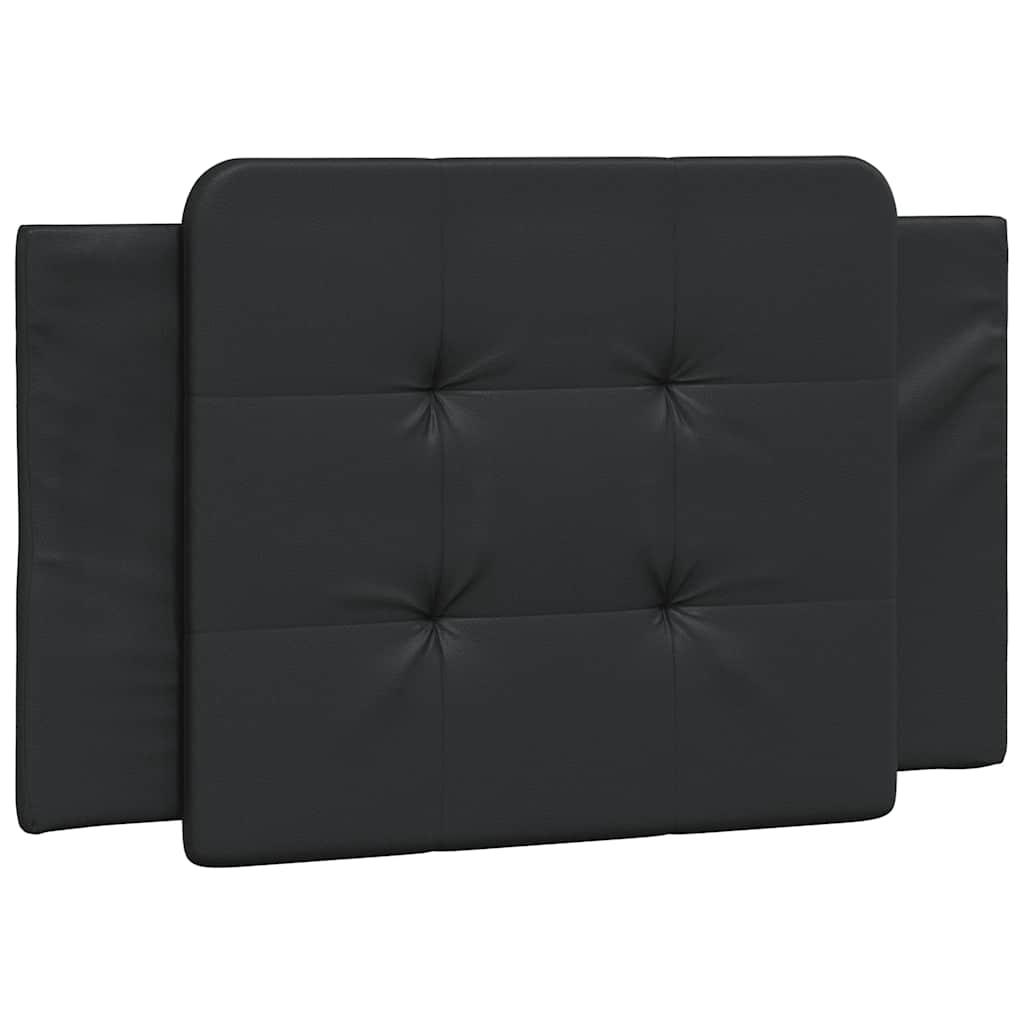 vidaXL Bedframe zonder matras "Zadar" kunstleer zwart 80x200 cm