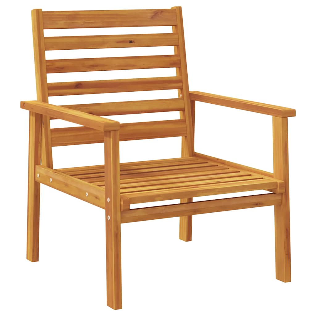vidaXL 4-delige Loungeset massief acaciahout