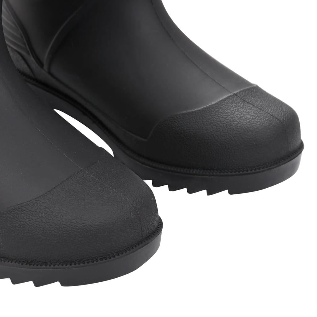 vidaXL Regenlaarzen maat 38 PVC zwart