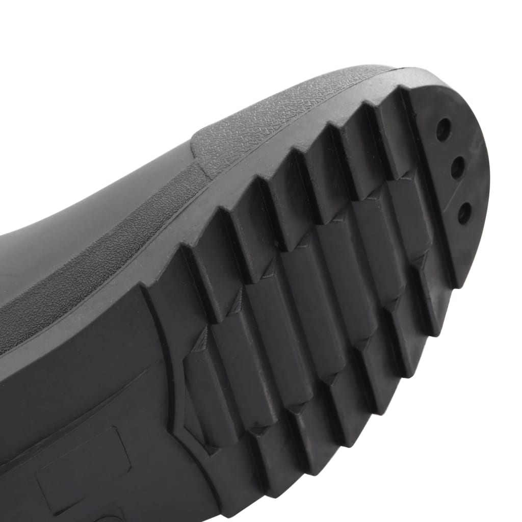 vidaXL Regenlaarzen maat 38 PVC zwart