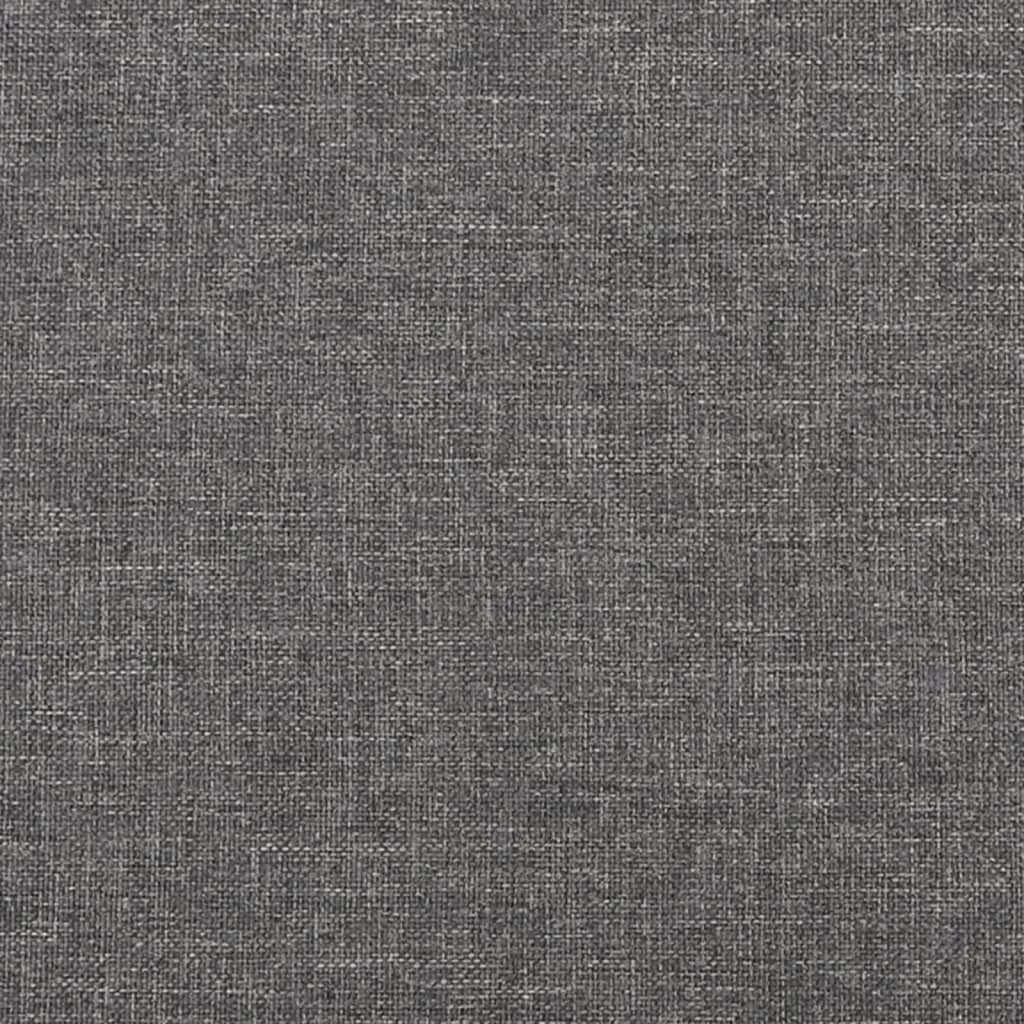vidaXL 2-Seater Sofa Bed with 2 Pillows Fabric Light Grey