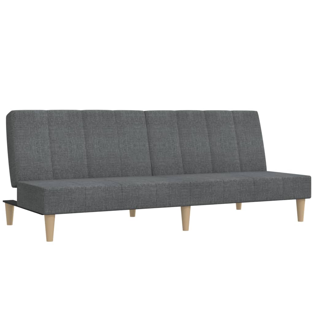 vidaXL Slaapbank 2-zits gris gris