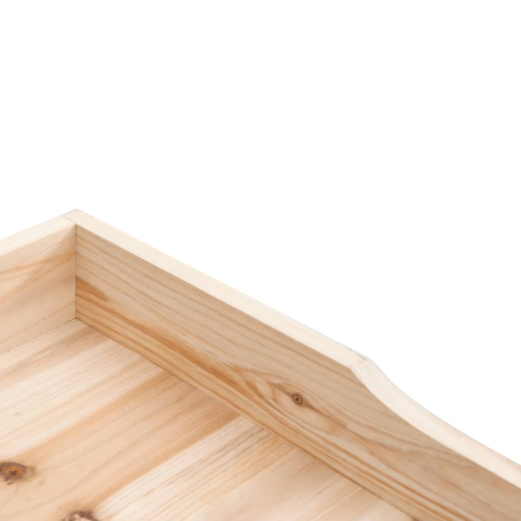 vidaXL Plantentafel met schap 78x38x82,5 cm massief vurenhout