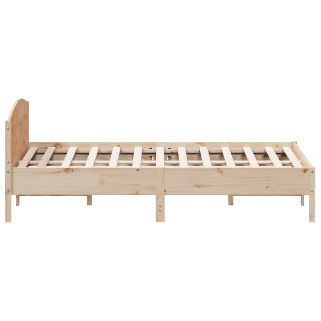 vidaXL Bedframe zonder matras massief grenenhout 200x200 cm