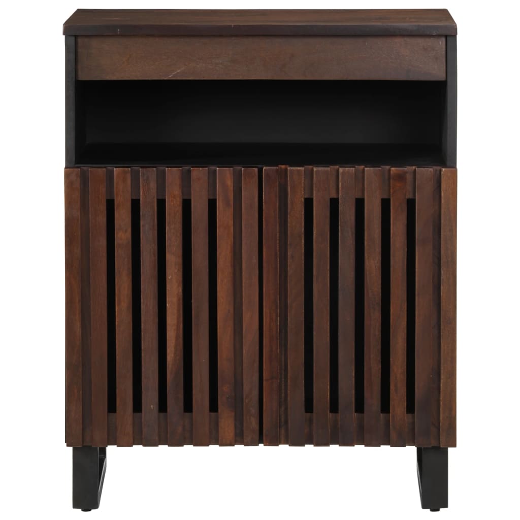 vidaXL Dressoir 60x34x75 cm massief mangohout bruin