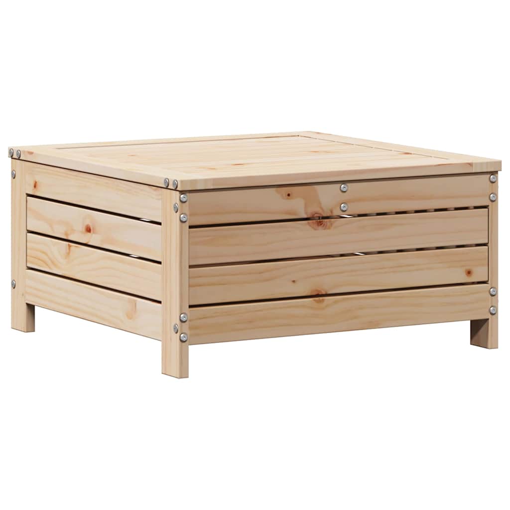 vidaXL 3-delige Loungeset met kussens massief grenenhout