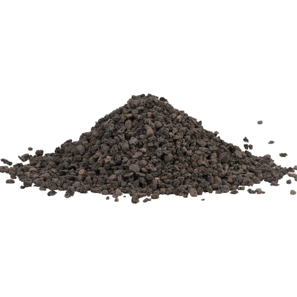 vidaXL Basalt Gravel 25 kg 5-8 mm Black
