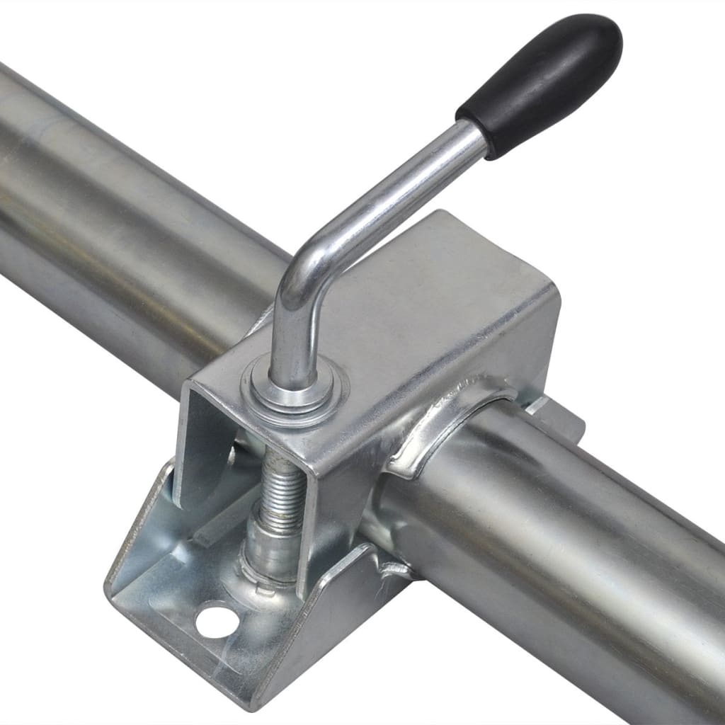 vidaXL Neuswiel met 2 staanders en 3 spanklemmen 60 mm