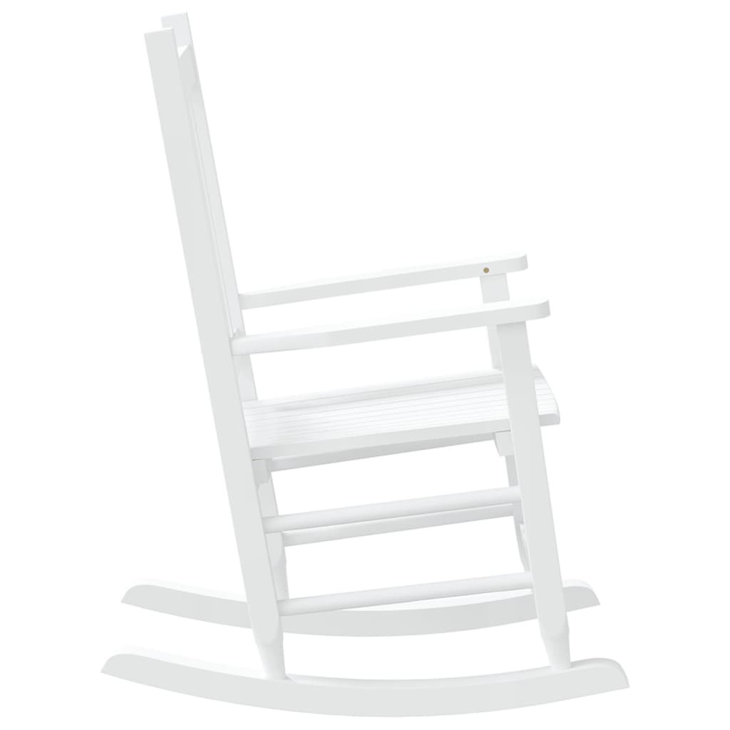 vidaXL Chaises à bascule pour enfants 2 pcs en bois de peuplier massif noir