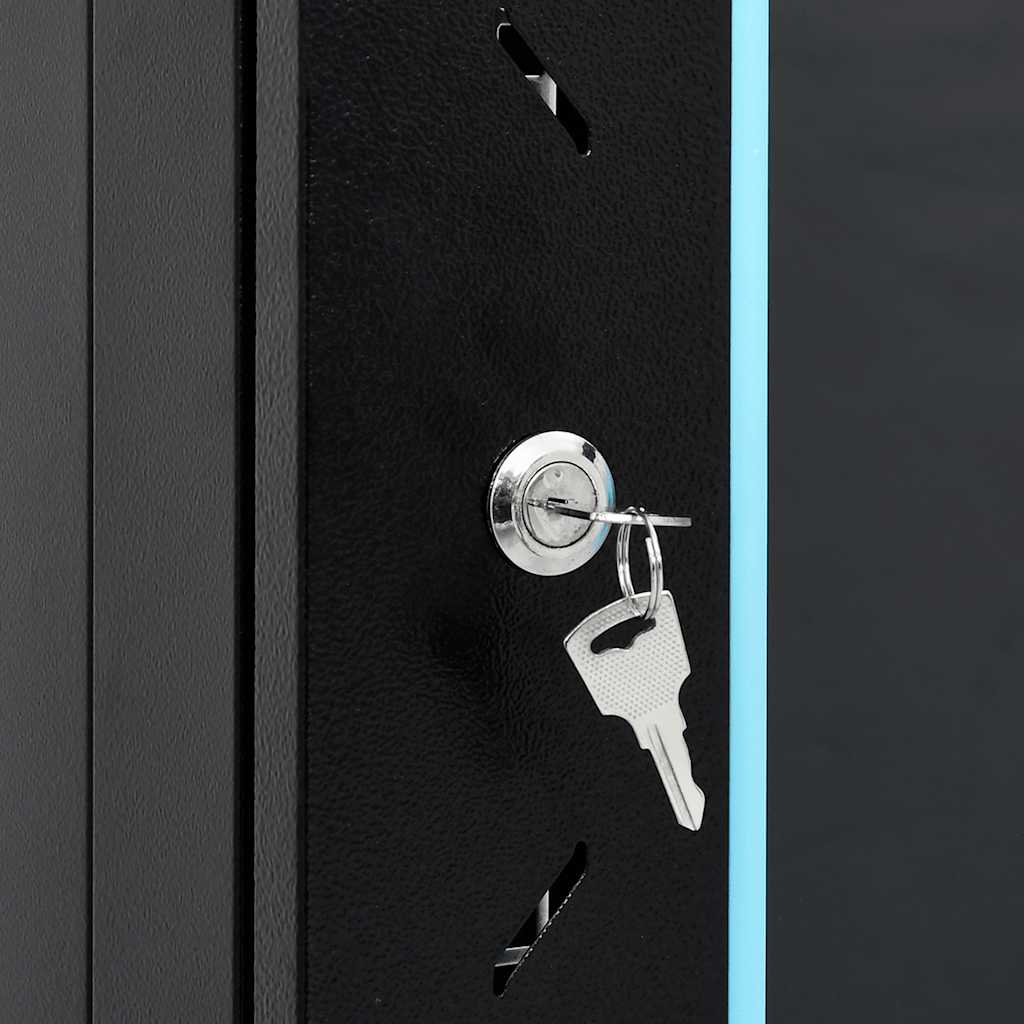 vidaXL 15U Network Cabinet with Swivel Legs 19" IP20 60x45x86 cm