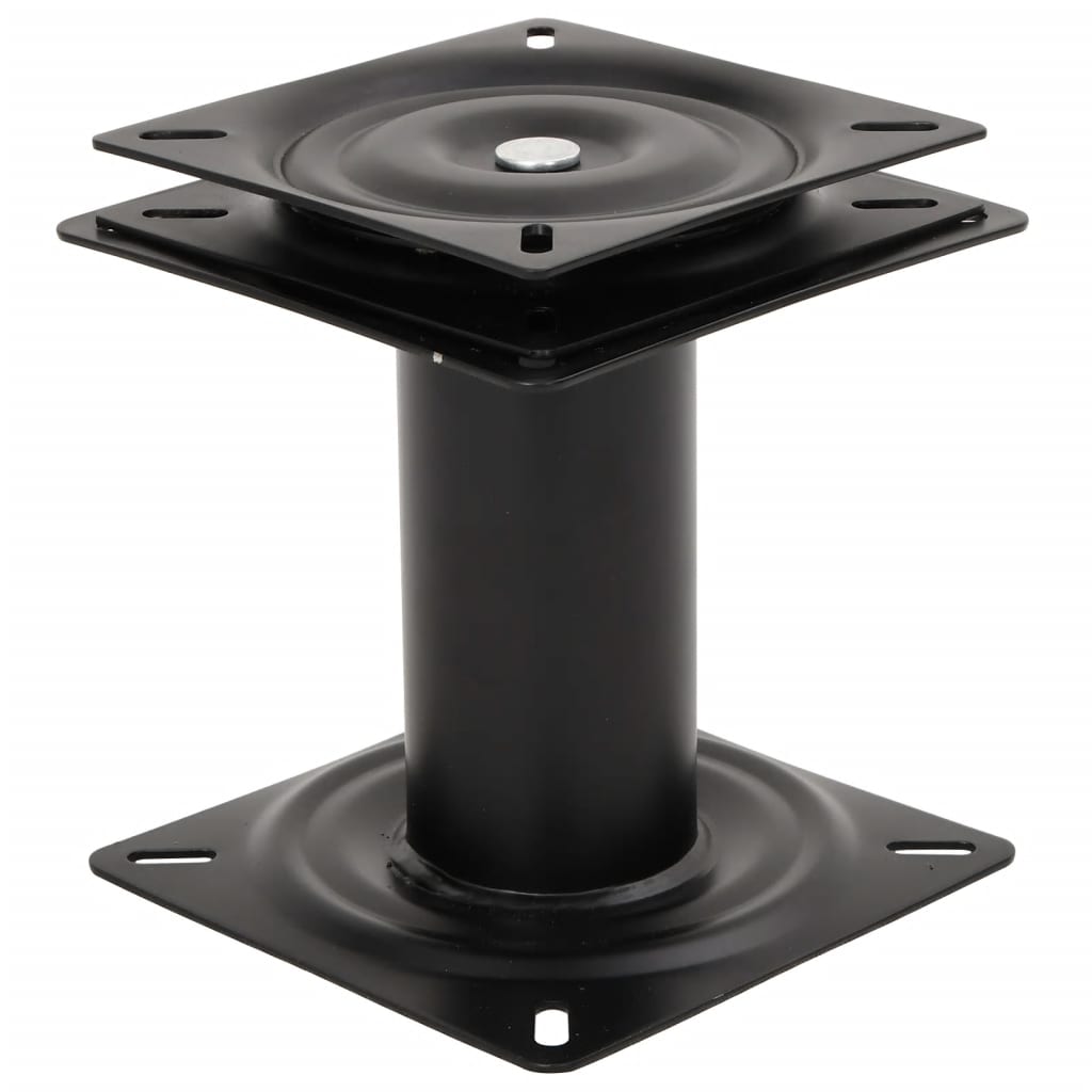 vidaXL Bootstoelpoot met 360° draaiplateau staal