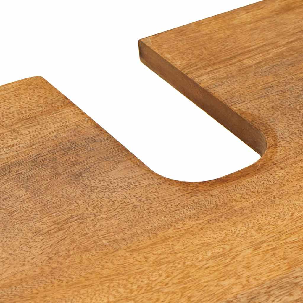 vidaXL Badkamermeubel Set met lade met plank 5 pcs Bruin Bewerkt hout