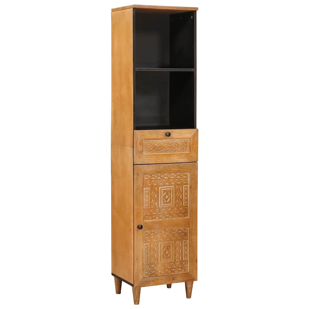 vidaXL Badkamermeubel Set met lade met plank 5 pcs Bruin Bewerkt hout