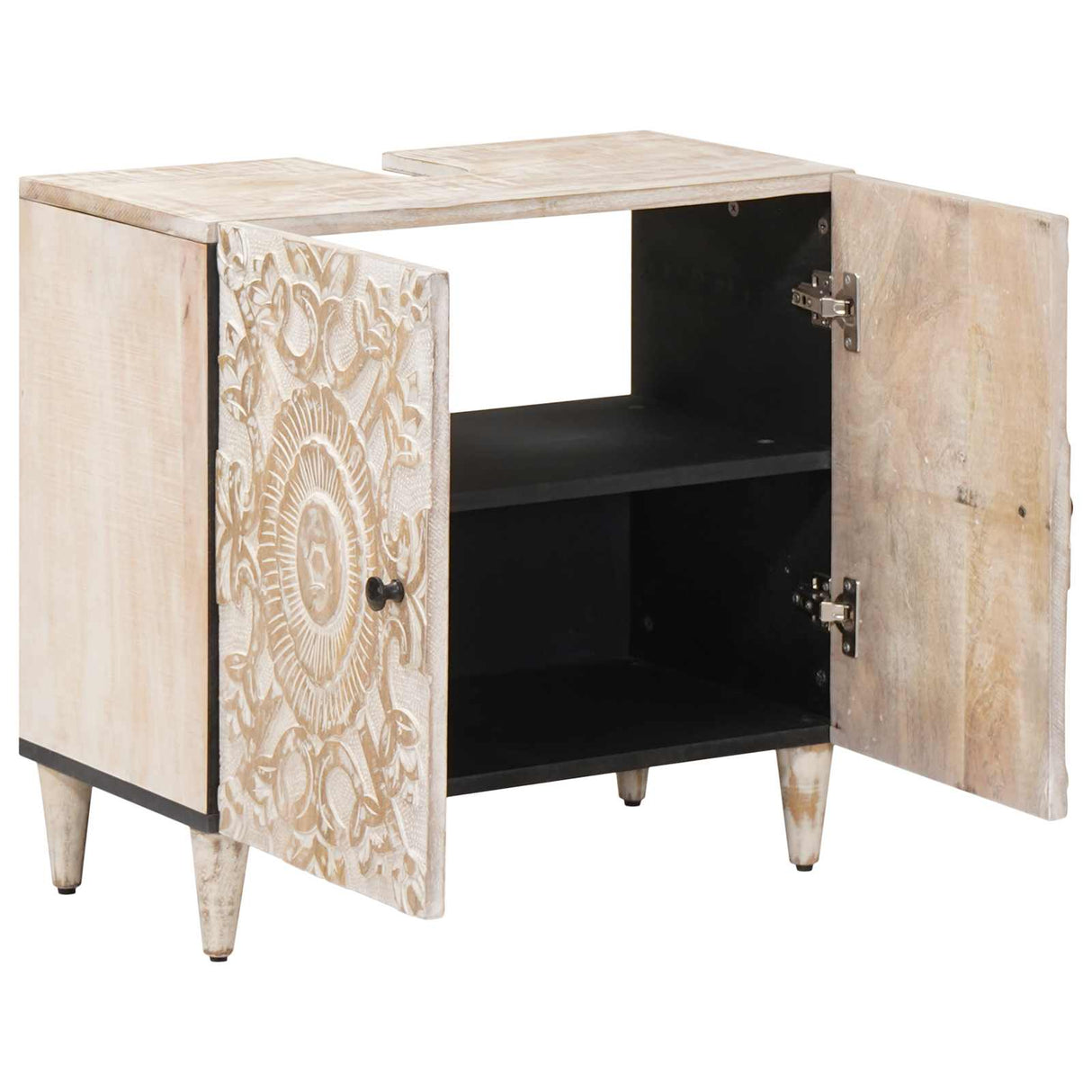 vidaXL Bathroom Basin Cabinet White 62 x 33 x 58 cm