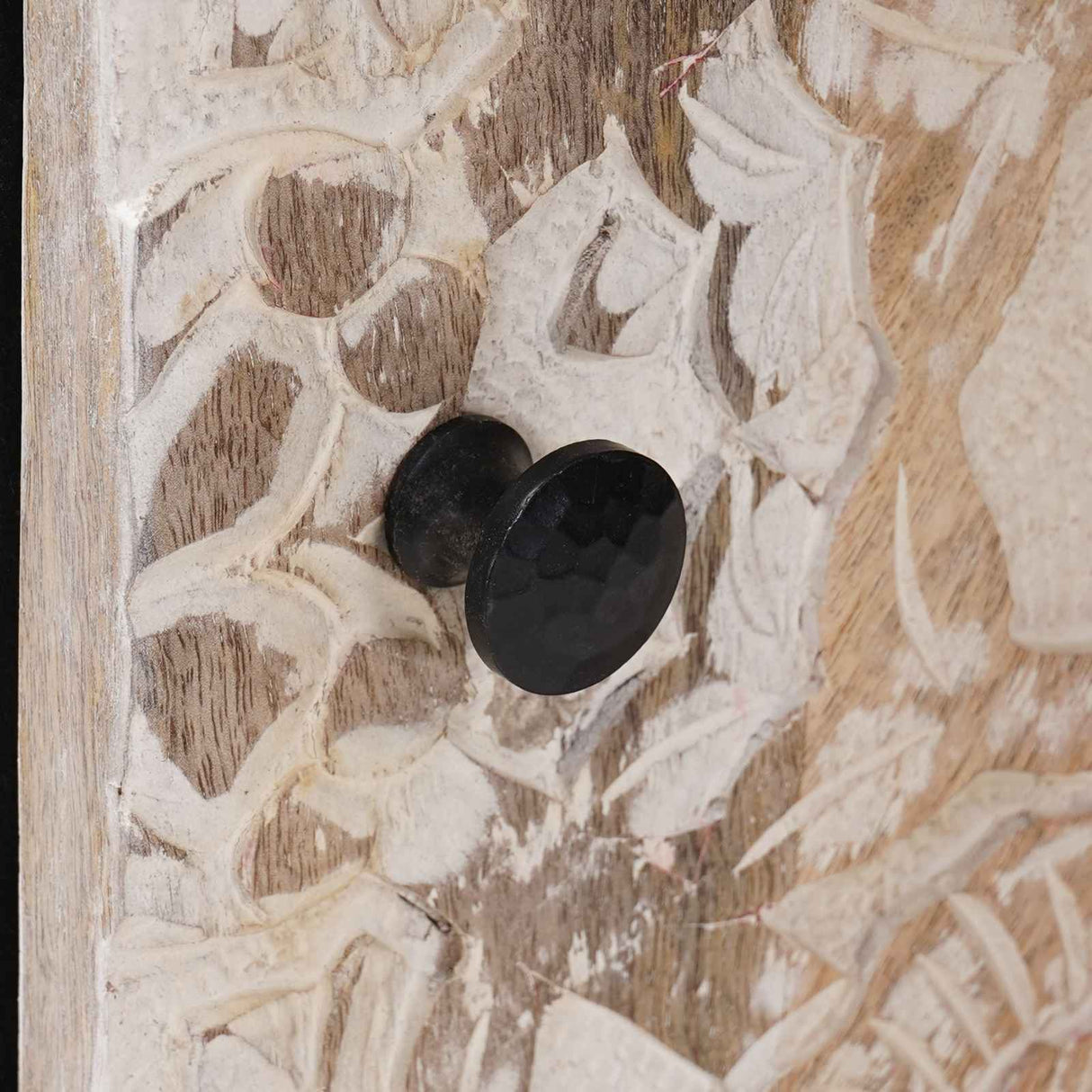 vidaXL Badkamerkast Wit 38 x 33,5 x 58 cm Massief Mango Hout