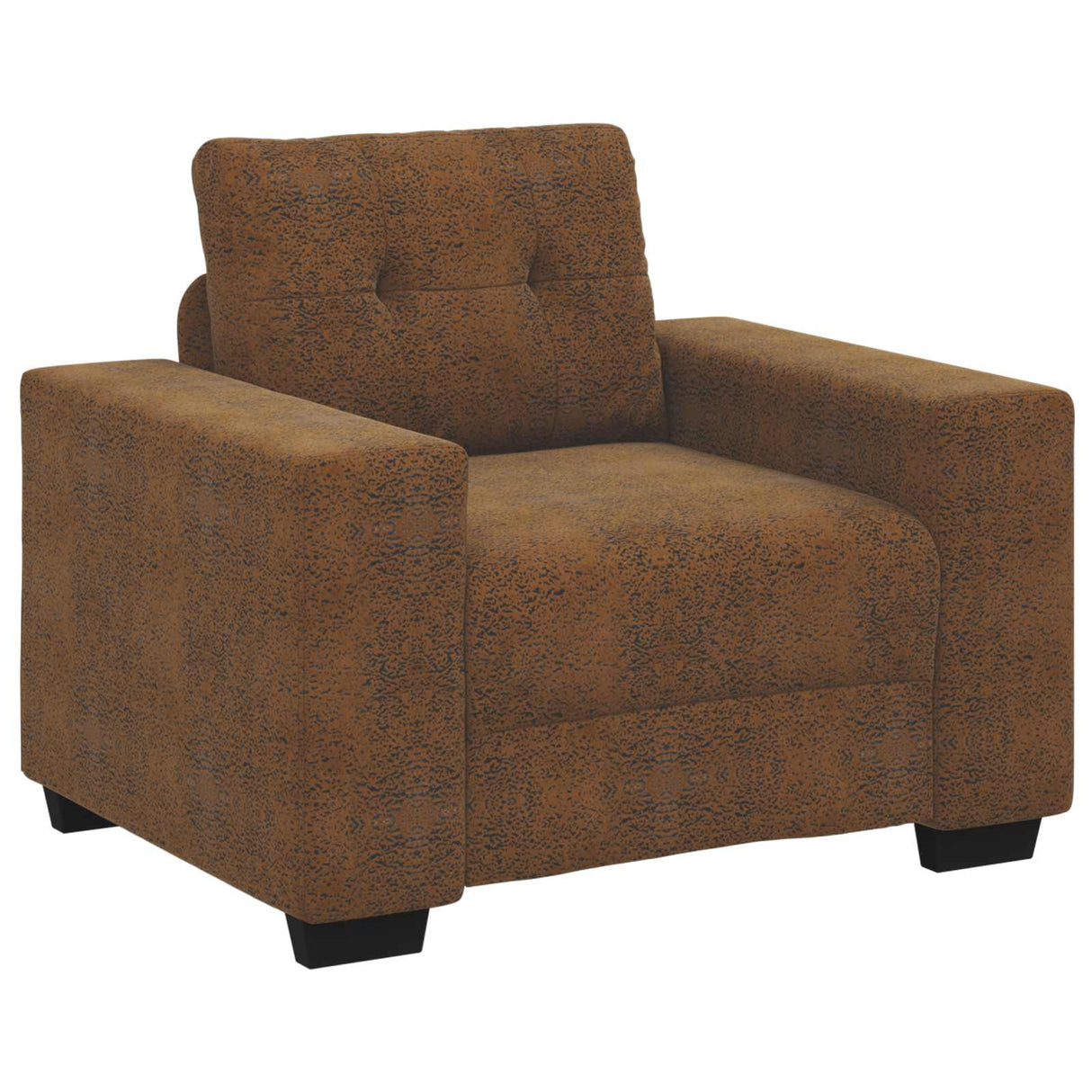 vidaXL Bank 3 pcs Bruin 221 x 80 x 80 cm Linnenmix Stoffen