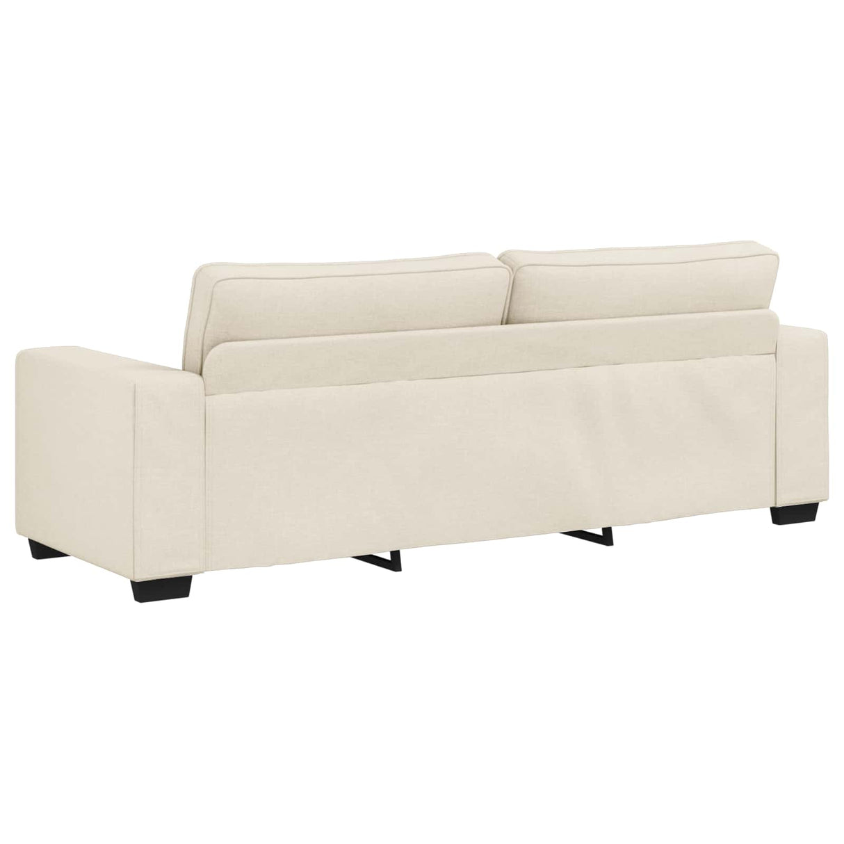 vidaXL Bank 2 pcs Beige 221 x 80 x 82 cm Linnenmix Stoffen