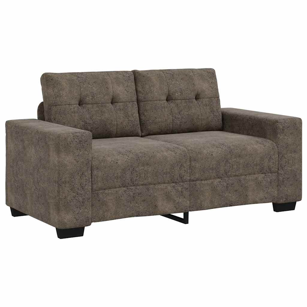 vidaXL | Bank | 2 pcs Donkergrijs 221 x 78 x 80 cm Kunstleer