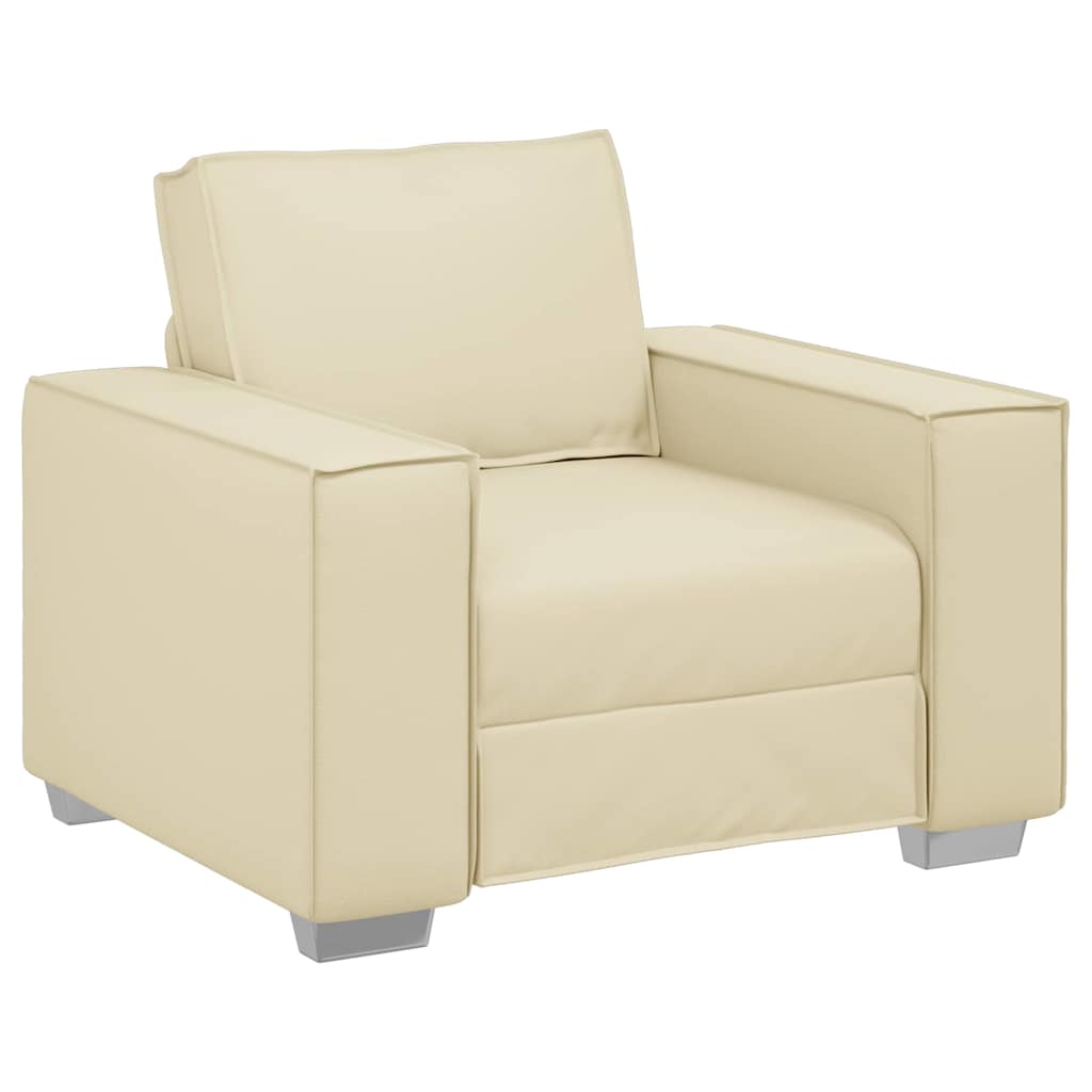 vidaXL Bank Crème 99 x 80 x 84 cm Stof