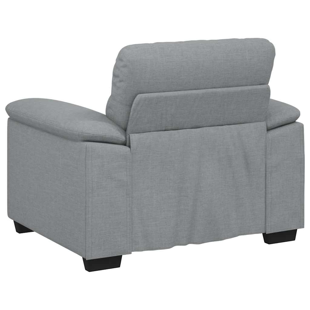 vidaXL Armchair 100x81x84 cm fabric light grey