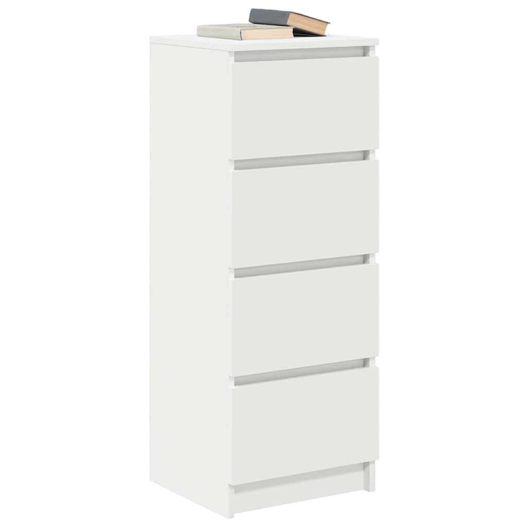 vidaXL Sideboard 37.5x35x99 cm chipboard white