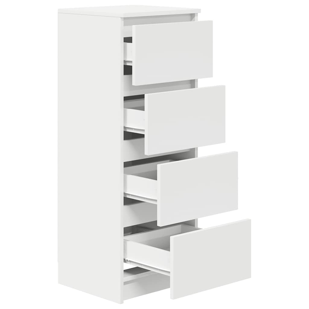 vidaXL Sideboard 37.5x35x99 cm chipboard white