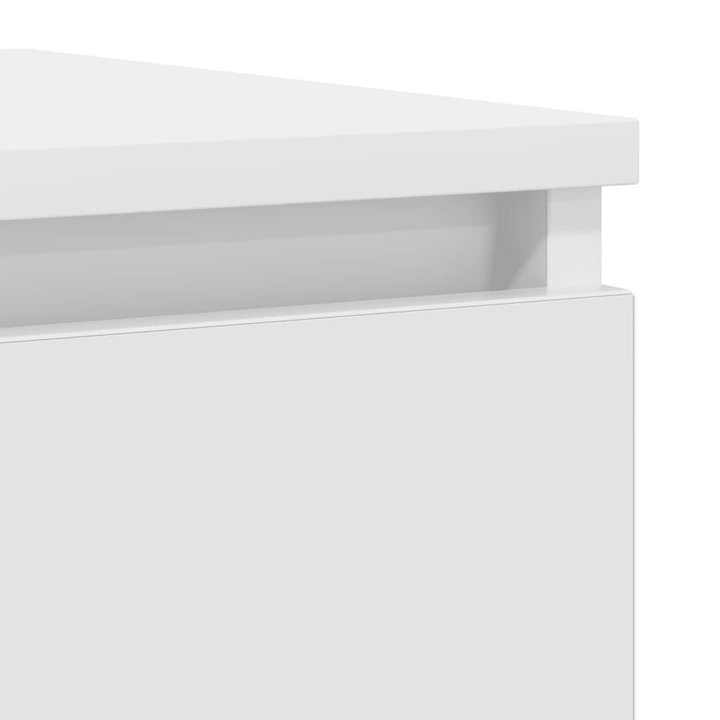 vidaXL Sideboard 37.5x35x99 cm chipboard white