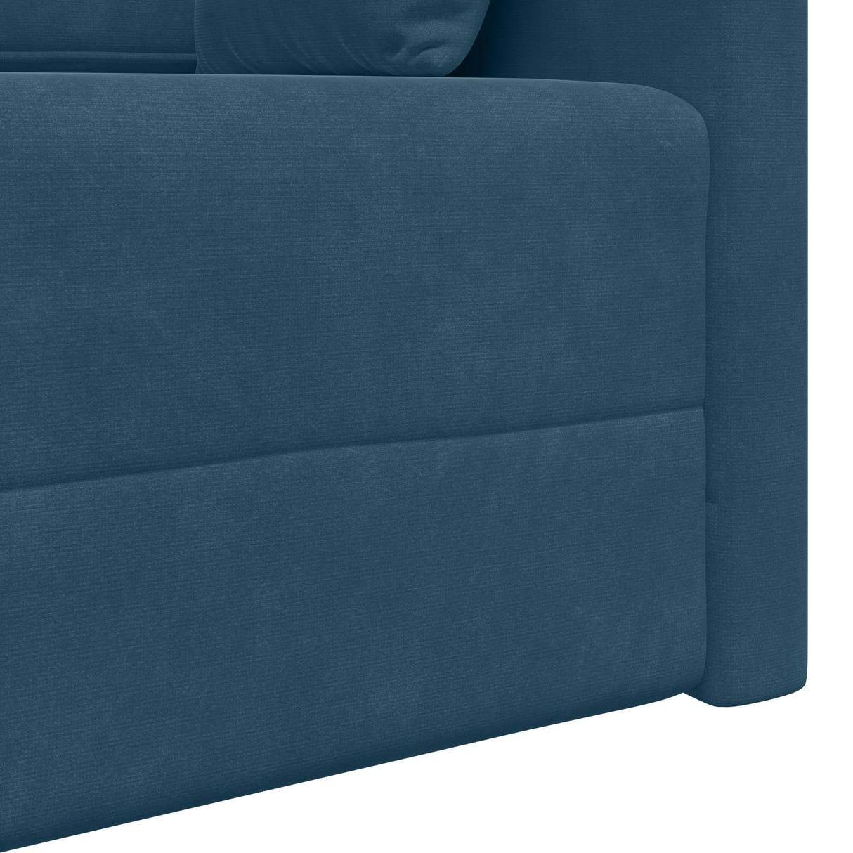 vidaXL Vloerslaapbank 200cm Blauw Fluweel