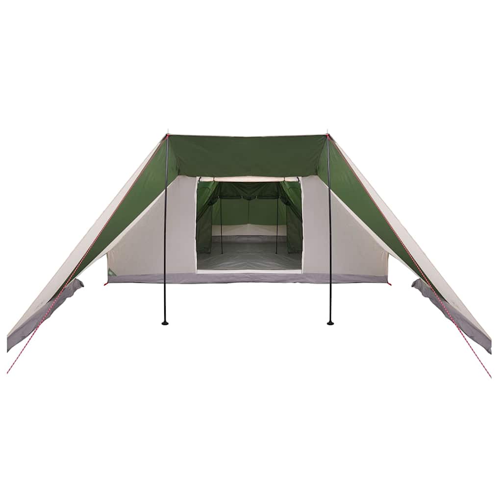 vidaXL Tipi Tent with Roof Storage Green 660 x 456 x 200 cm Taffeta