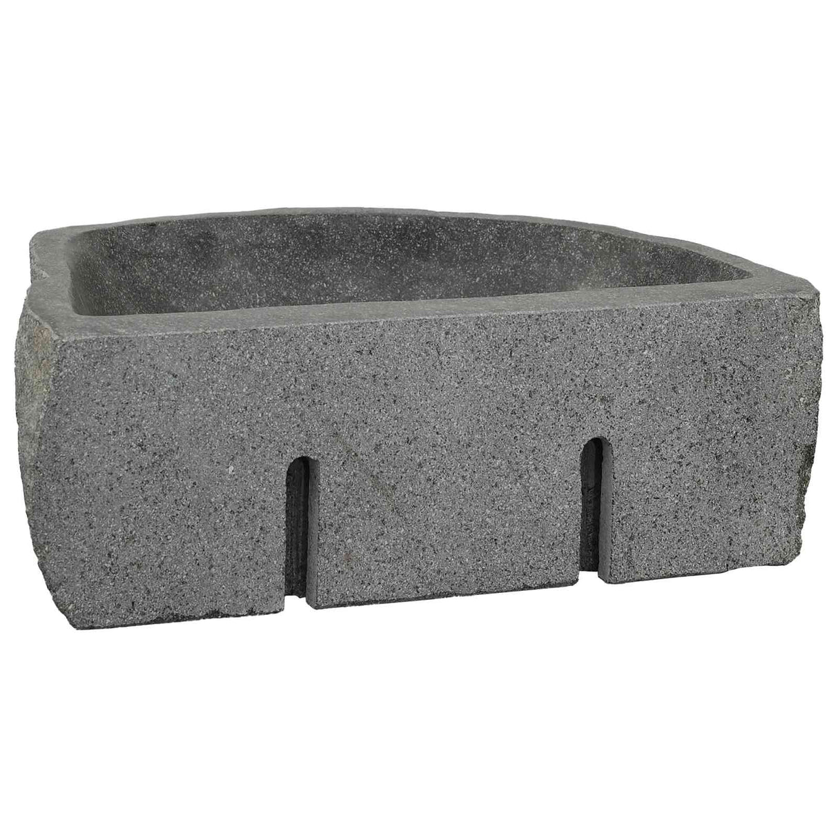 vidaXL Wall-Mounted Basin Grey 37 x 30 x 12 cm Riverstone