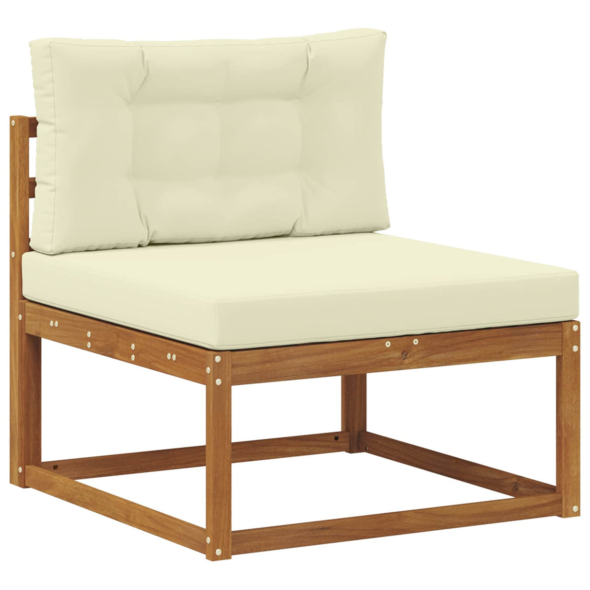 vidaXL Buiten bank set 7 Stuk Naturel Massief Acacia Hout