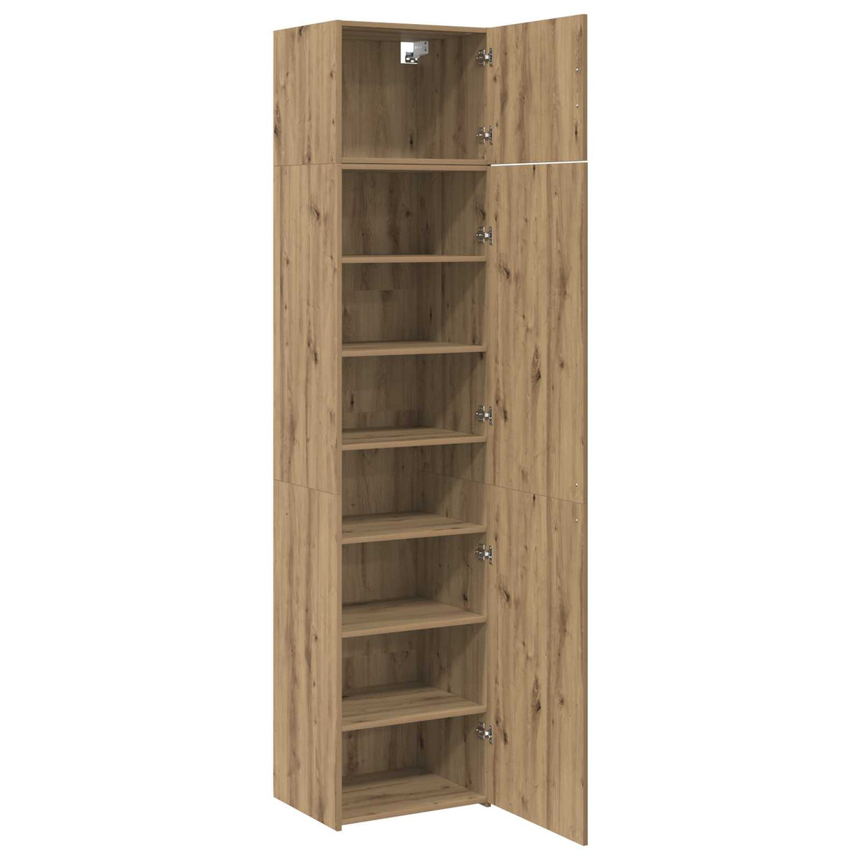 vidaXL Dressoir 3 pcs Oudhout