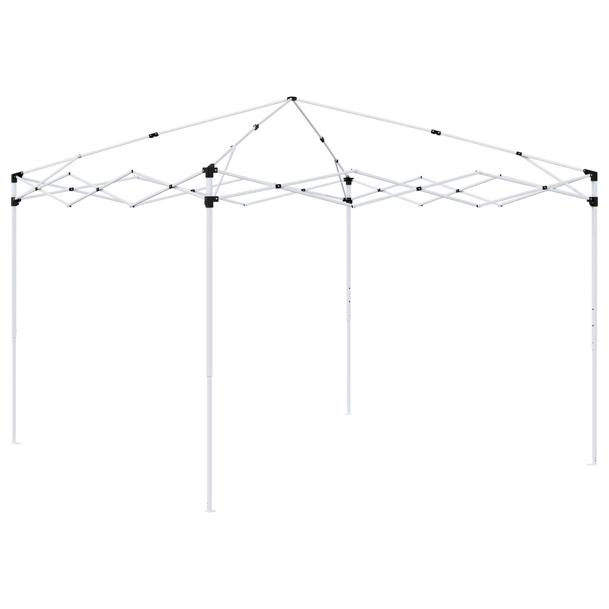 vidaXL Pop-up Feesttent Crème 288 x 288 x 245 cm Oxford Stof