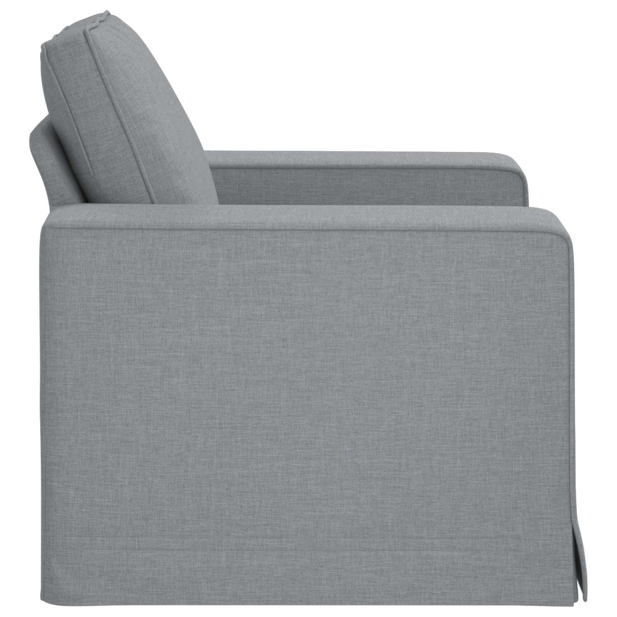 vidaXL Bank Lichtgrijs 103 x 80 x 82 cm Stof