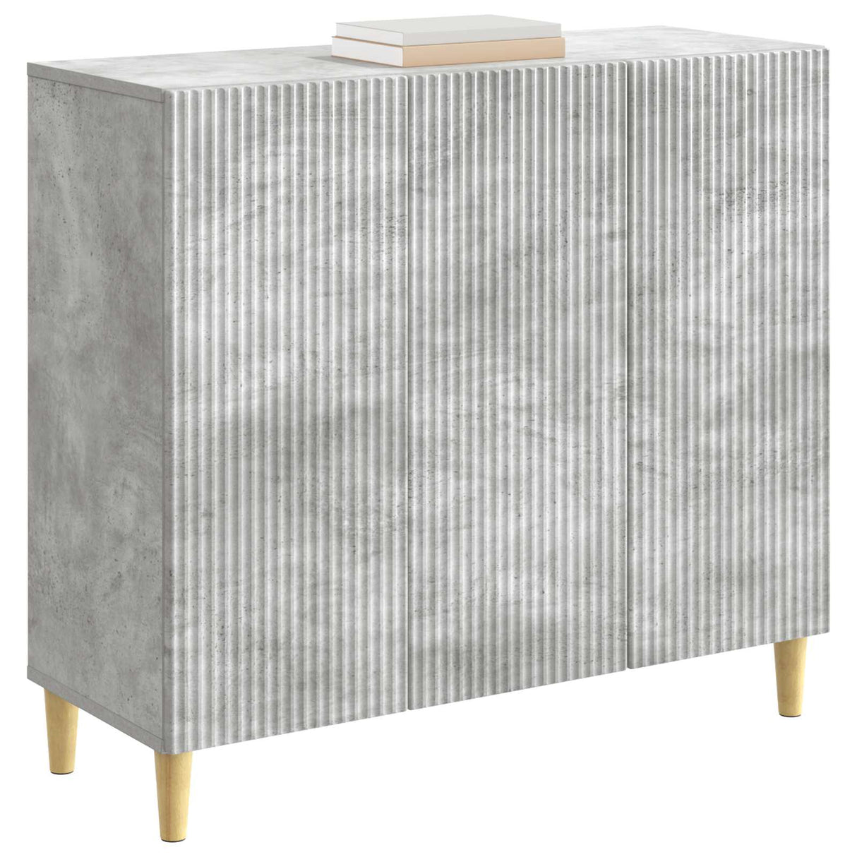 vidaXL Dressoir Sonoma Eiken 89 x 34,5 x 80 cm Bewerkt hout