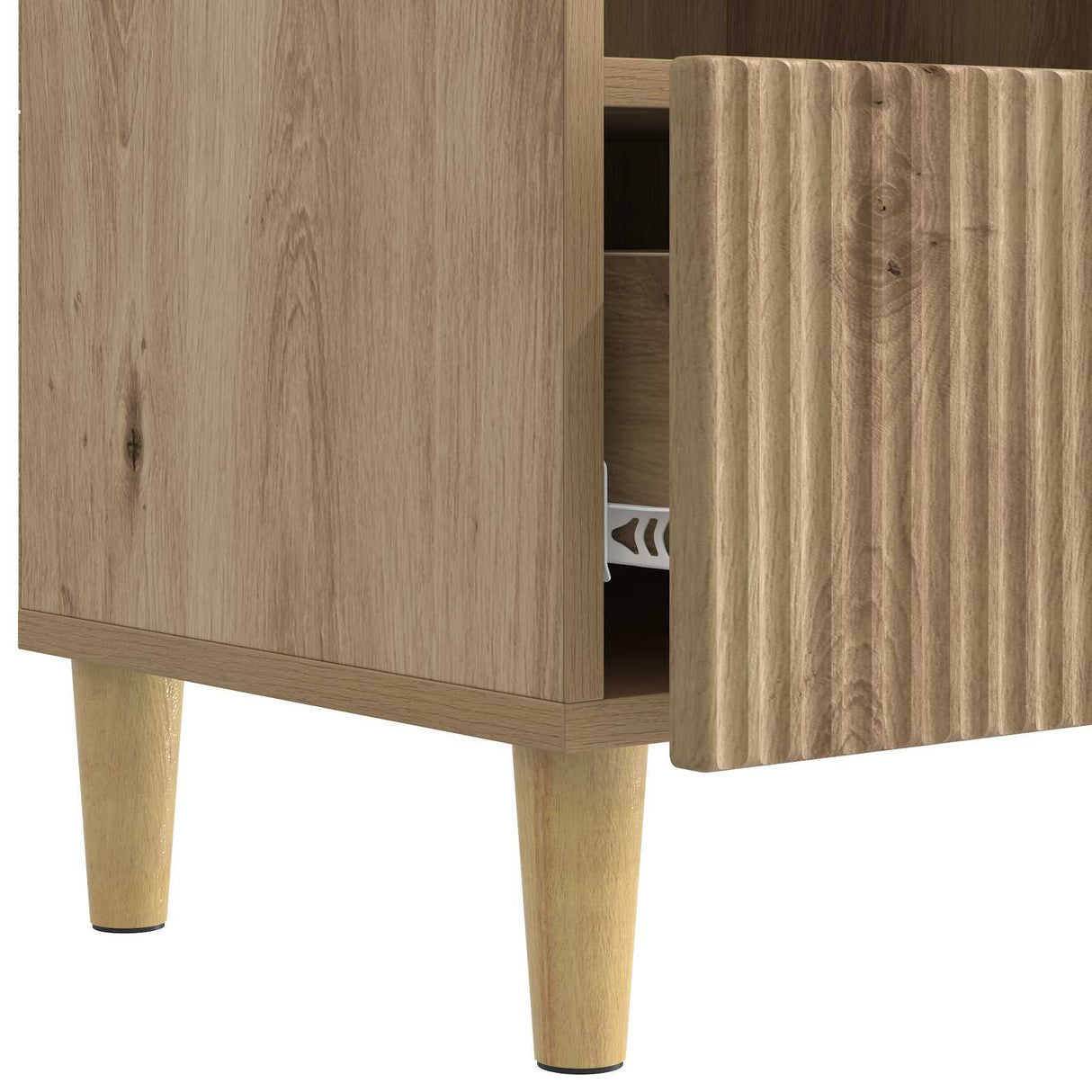 vidaXL TV Kast met lade Grijs sonoma 102 x 34,5 x 50 cm Bewerkt hout