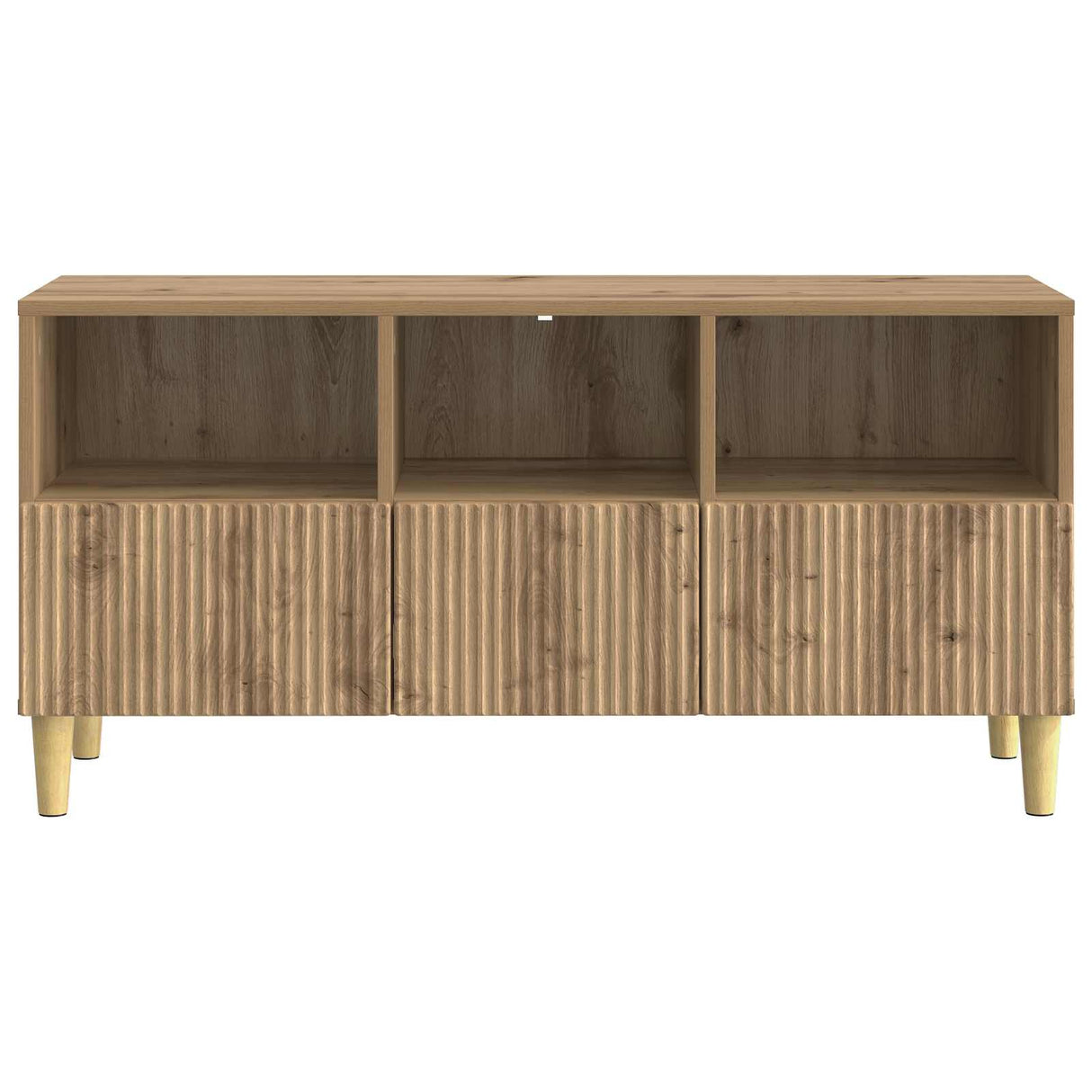 vidaXL TV Kast met lade Grijs sonoma 102 x 34,5 x 50 cm Bewerkt hout
