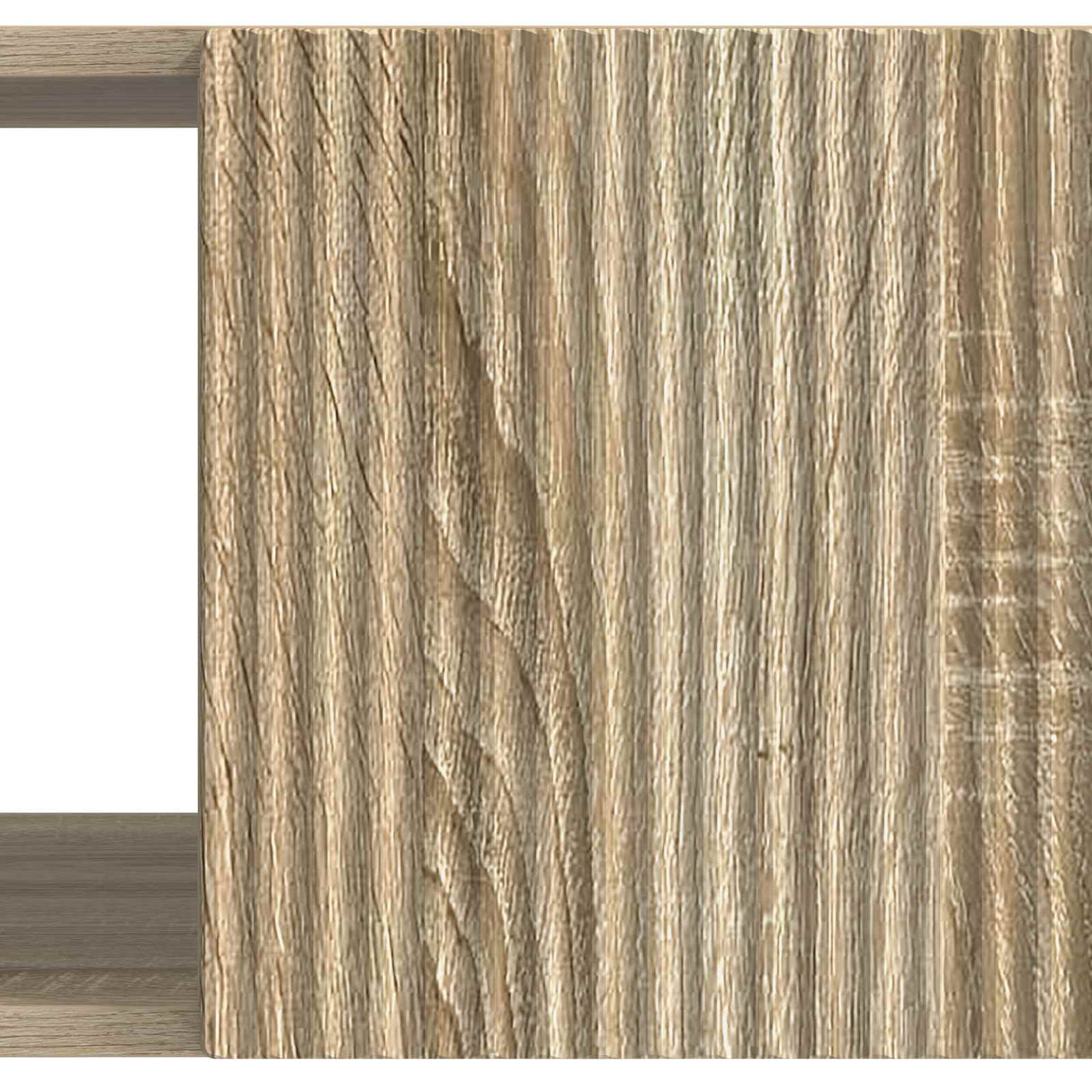 vidaXL Salontafel Zwart 90 x 50 x 40 cm Bewerkt hout
