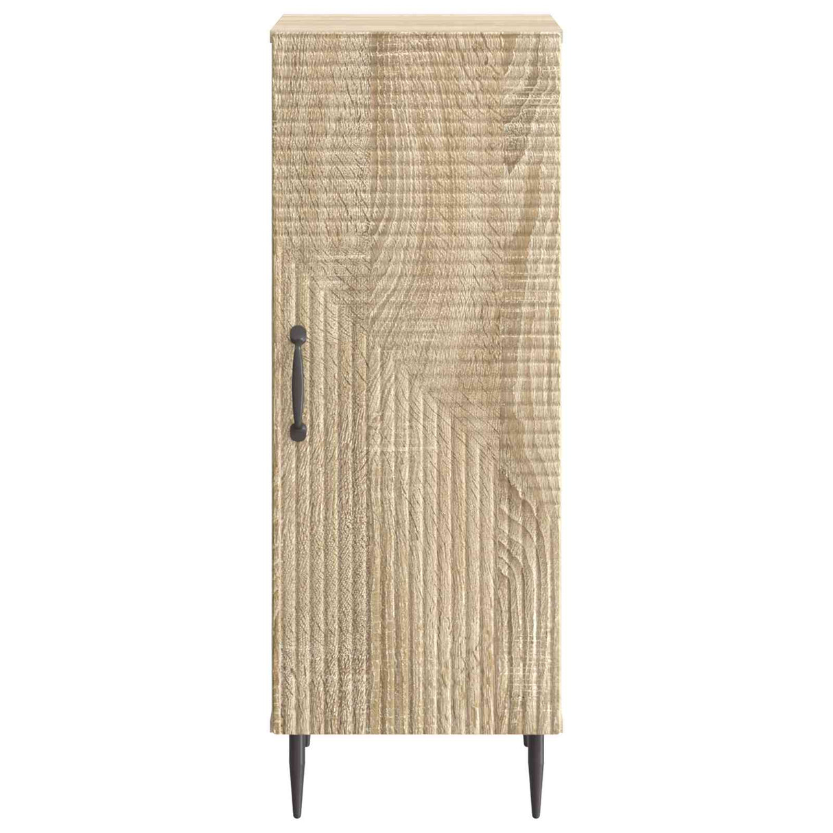 vidaXL Dressoir Zwart 33 x 34,5 x 89,5 cm Bewerkt hout