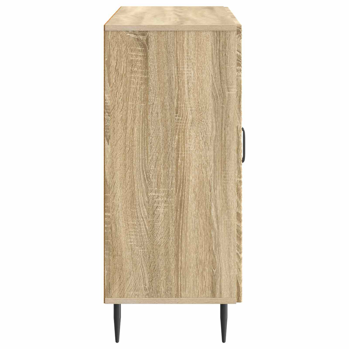 vidaXL Dressoir Zwart 89 x 34,5 x 80 cm Bewerkt hout