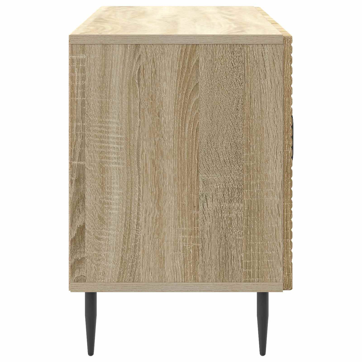 vidaXL TV Kast Zwart 99 x 34,5 x 50 cm Bewerkt hout