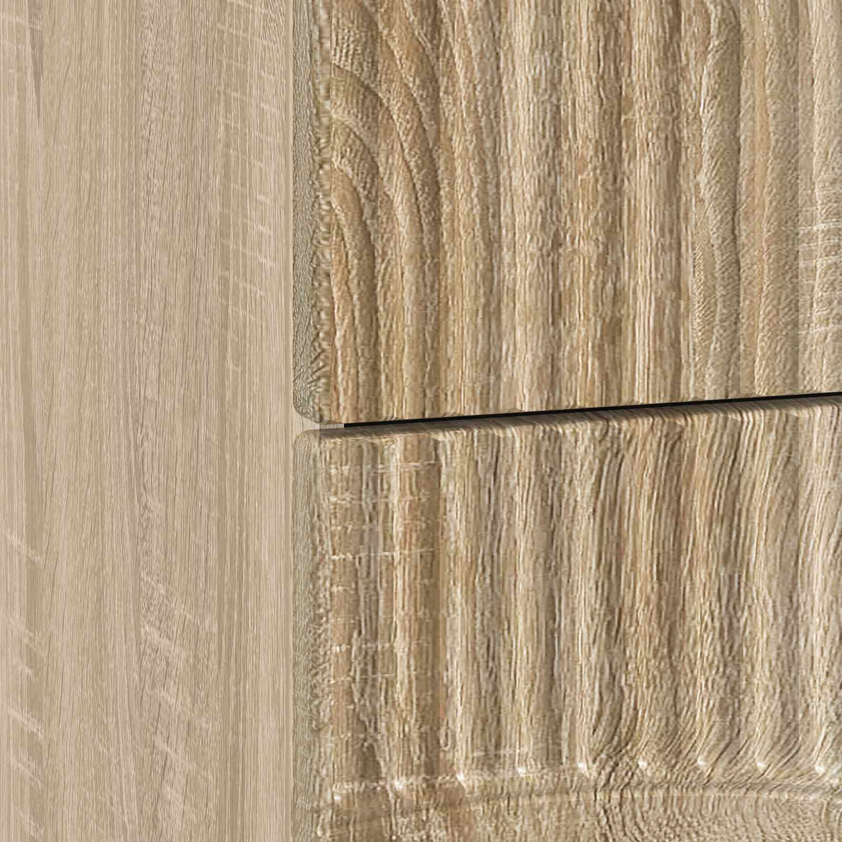 vidaXL Nachtkastje met lade Zwart 62 x 34,5 x 44,5 cm Bewerkt hout