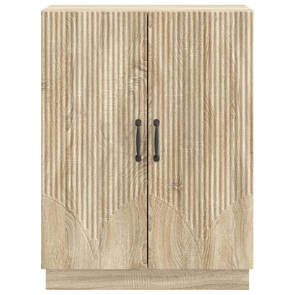 vidaXL Dressoir Zwart 66 x 34,5 x 87 cm Bewerkt hout
