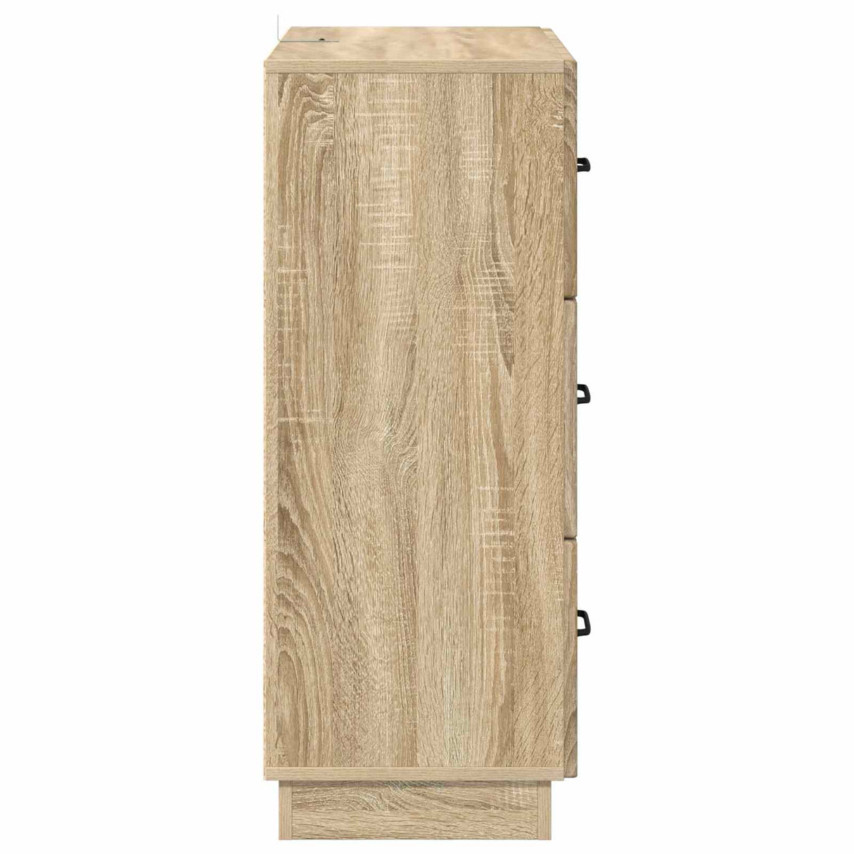 vidaXL Ladekast Zwart 66 x 34,5 x 87 cm Bewerkt hout