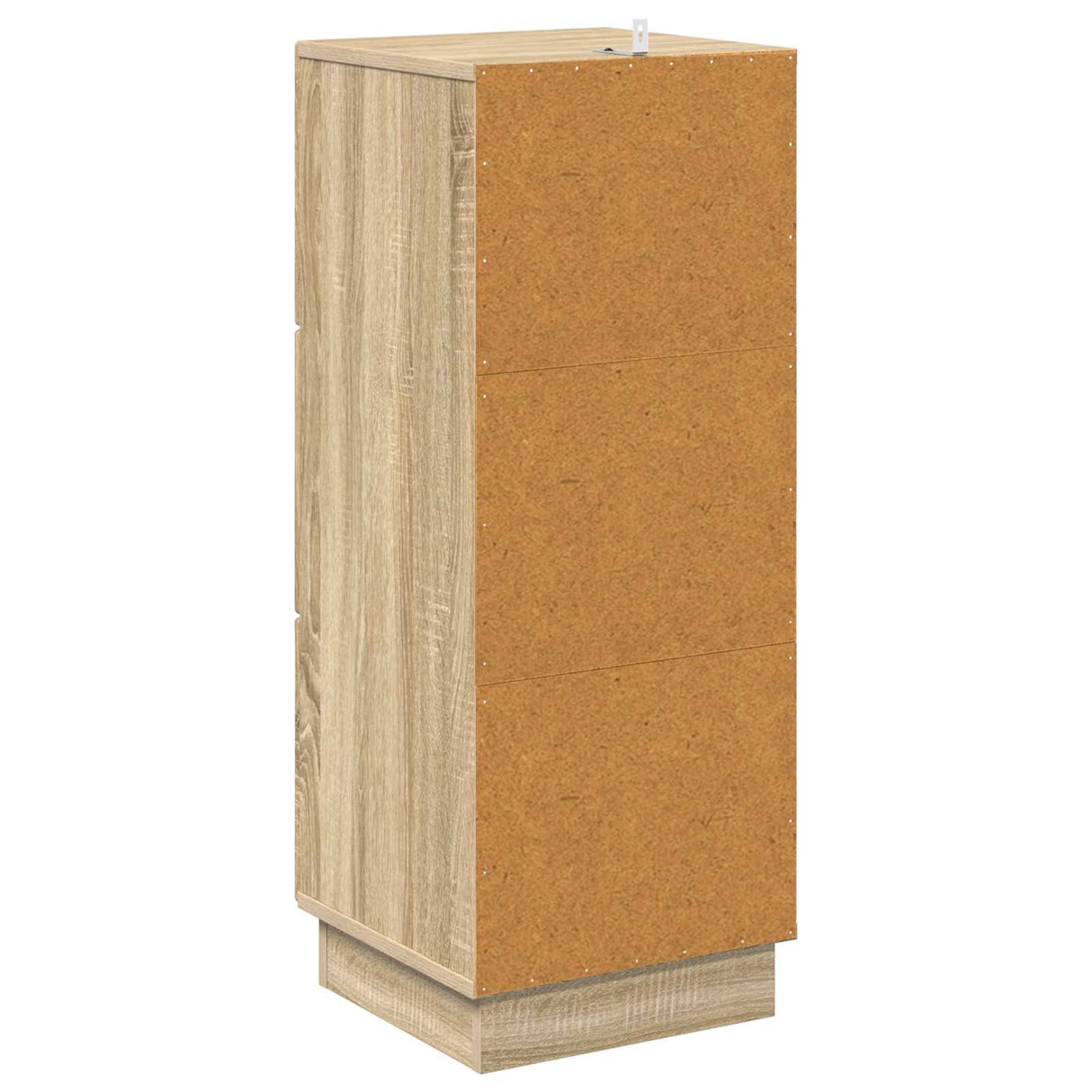 vidaXL Ladekast Zwart 33 x 34,5 x 87 cm Bewerkt hout