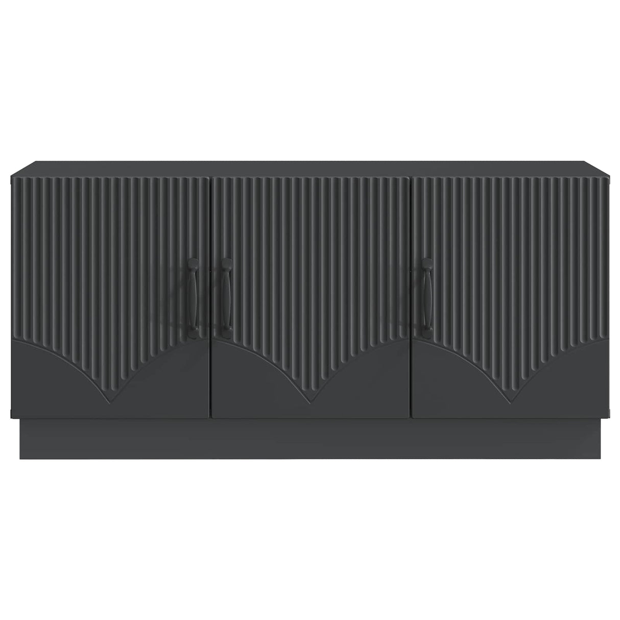 vidaXL TV Kast Zwart 99 x 34,5 x 47 cm Bewerkt hout