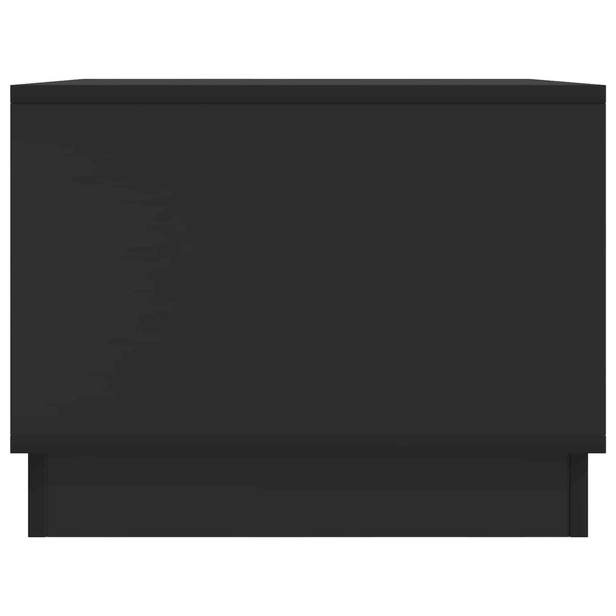 vidaXL Coffee table Black 90x50x37 cm Engineered wood